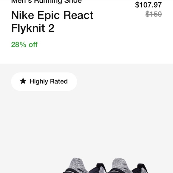 SOLD!NIKE Flyknit Epic React Army Green - Picture 10 of 10